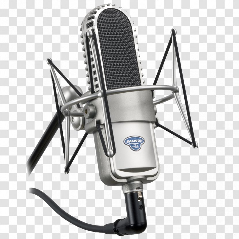 Ribbon Microphone Recording Studio Sound And Reproduction Audio - Flower Transparent PNG