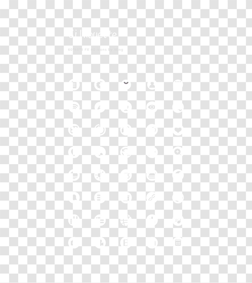 Cloud Icon - White Transparent PNG
