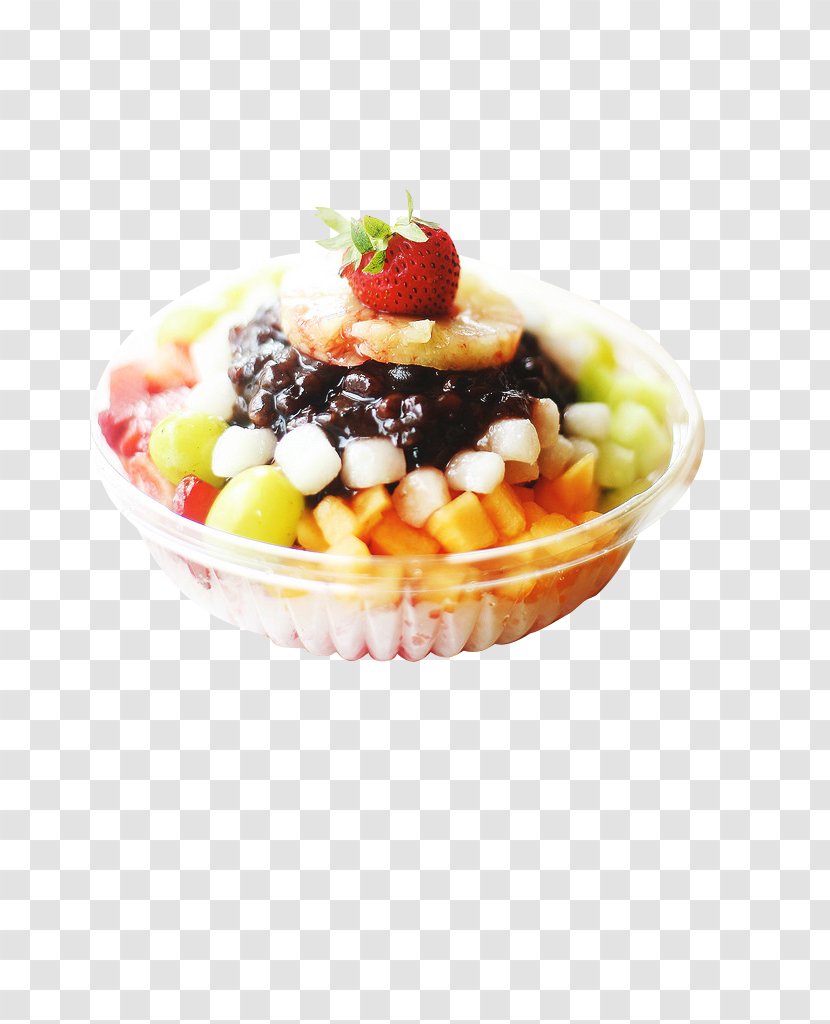 South Korea Ice Cream Red Bean Korean Cuisine Japanese - Fruit - Strawberry Transparent PNG