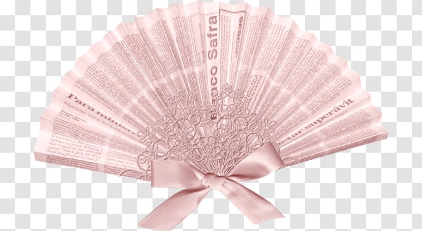 Pink Background - Decorative Fan - Beige Transparent PNG