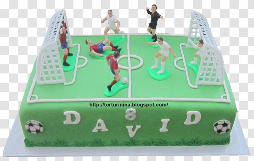 Birthday Cake Torte Sugar Decorating - Football Pitch - Mousse Transparent PNG