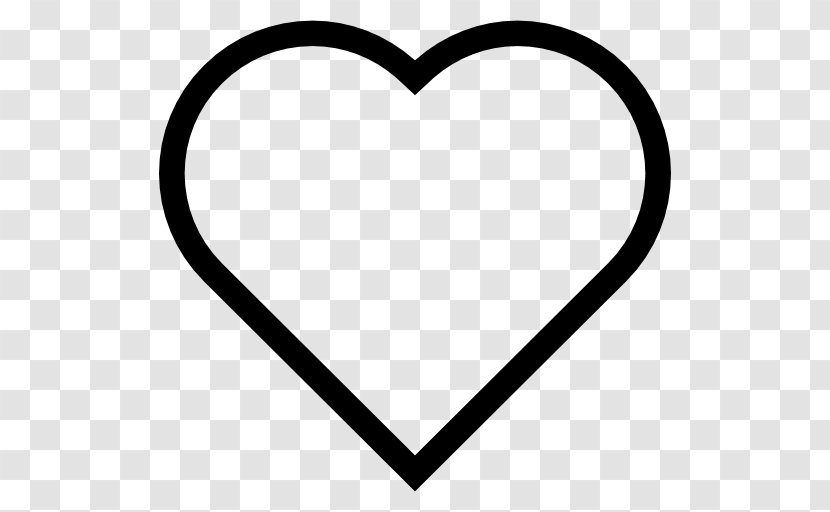 Heart - Black And White - Body Jewelry Transparent PNG