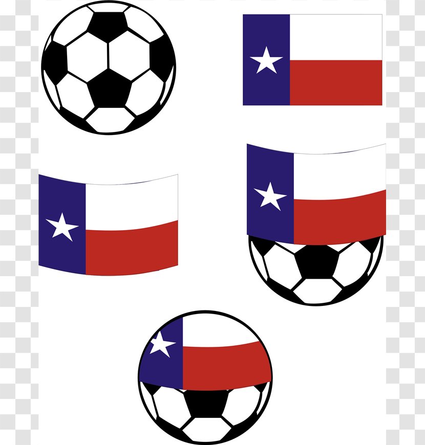 Flag Of Texas Ball Clip Art - Free Content - Clipart Transparent PNG