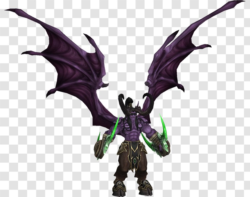 Heroes Of The Storm Illidan Stormrage Demon Warcraft III: Reign Chaos YouTube - Figurine - Legion Superheroes Transparent PNG