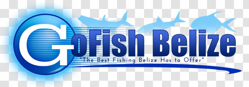 GoFish Belize Blue Bonefish Lodge Go Fish Logo Brand - Fishing Transparent PNG