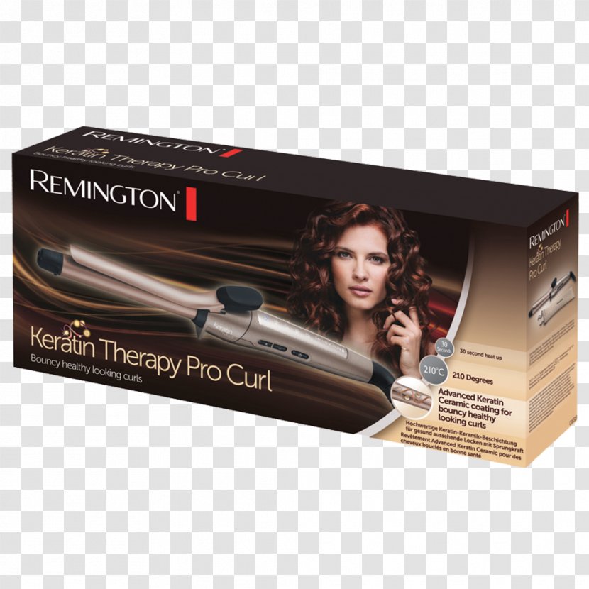 Hair Iron CI9532 Pearl Pro Curl Keratin Curler Remington Ci95 Black Incl. - Brush Volume Transparent PNG