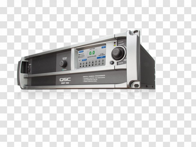 Audio Power Amplifier Cinema Loudspeaker Electronics - Qsc Products - Operation Theatre Transparent PNG