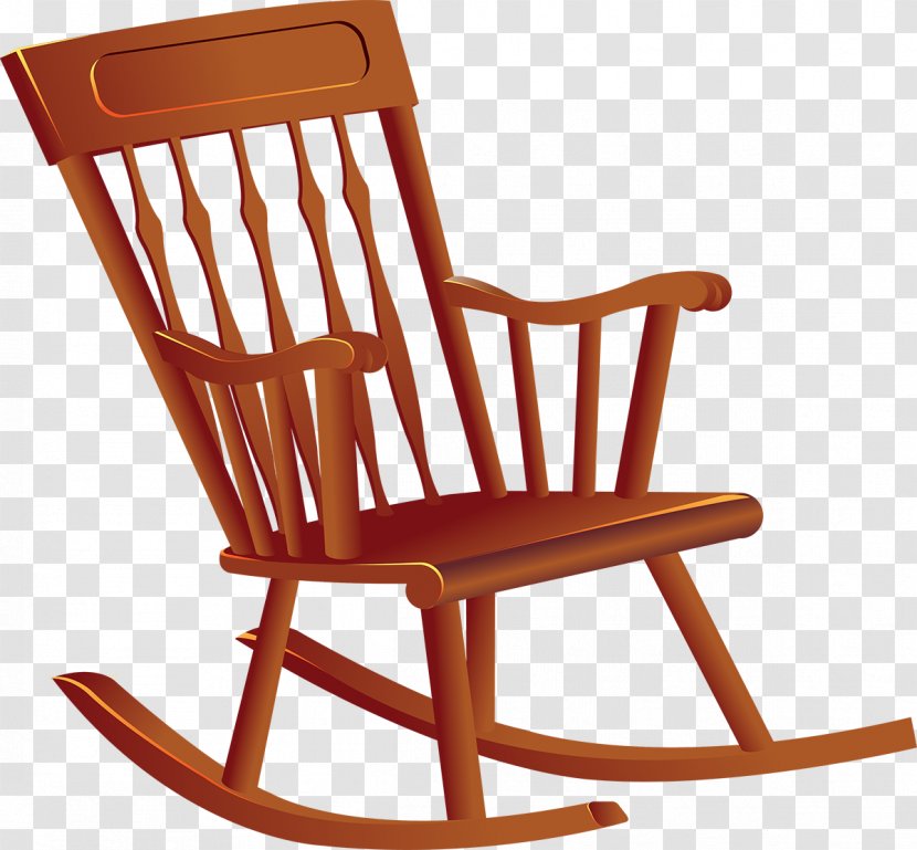 Clip Art Rocking Chairs Table Illustration - Chair Transparent PNG