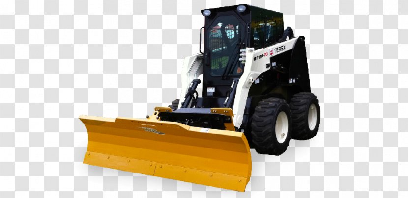 Bulldozer Machine Snowplow Skid-steer Loader Snow Removal Transparent PNG