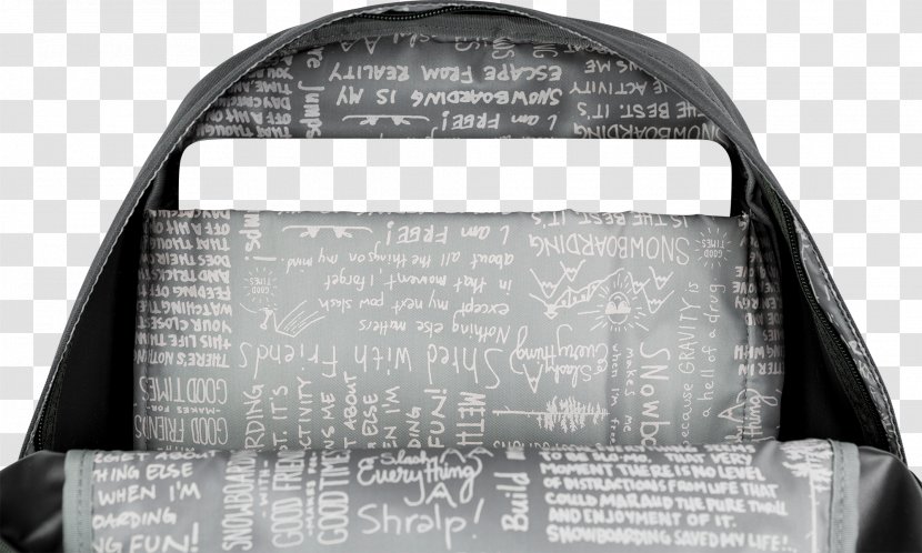 Handbag Backpack Laptop Sleeve - Black And White Transparent PNG