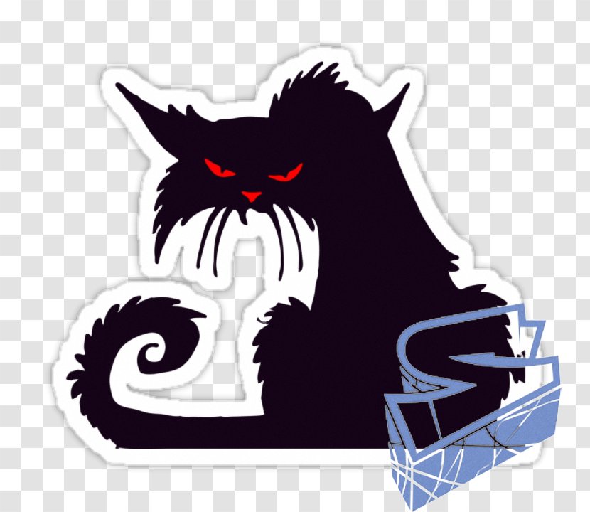 Silhouette Black Cat Clip Art - Like Mammal Transparent PNG