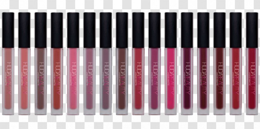 Huda Beauty Liquid Matte Lipstick Cosmetics Lip Gloss - Stila Stay All Day Transparent PNG