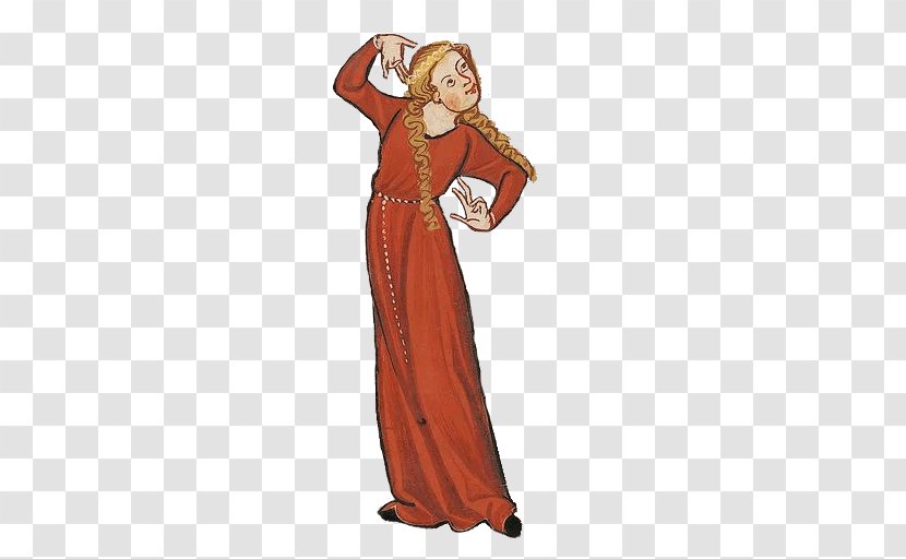 Middle Ages Sticker Telegram Medieval Art Gown - Costume Transparent PNG