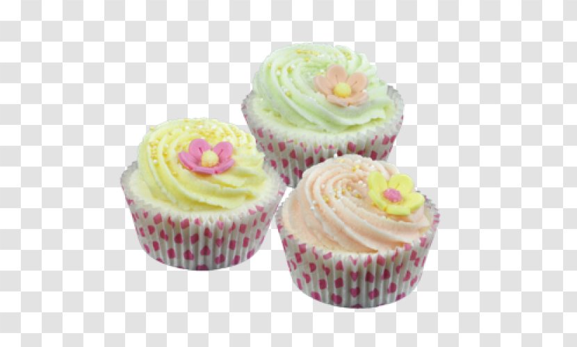 Cupcake Muffin Petit Four Frosting & Icing Buttercream - Baking Cup - Milk Transparent PNG