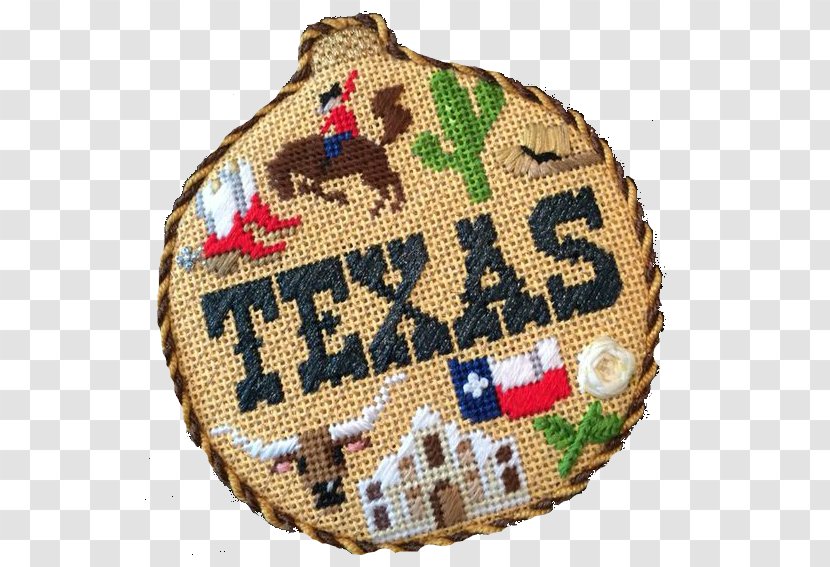 Needlepoint Texas Star Parkway Location Spain New Orleans - Handpainted Roses Transparent PNG