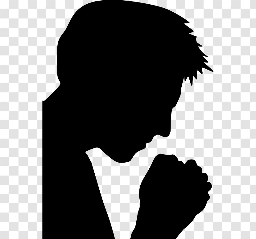 Praying Hands Prayer Silhouette God - Christian Transparent PNG
