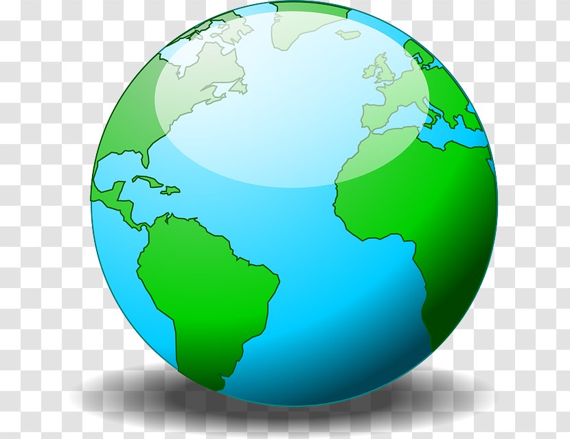 Earth Globe World Clip Art - Map - Cartoon Cliparts Transparent PNG