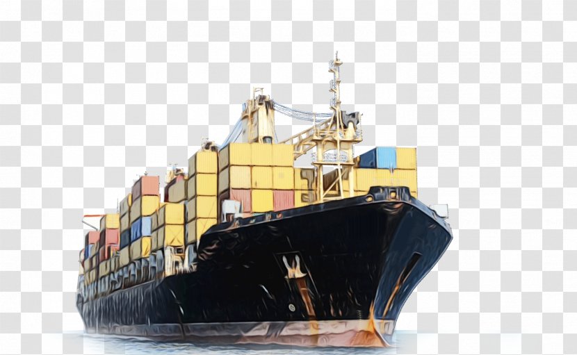 Container Ship Vehicle Cargo Boat - Panamax - Water Transportation Transparent PNG