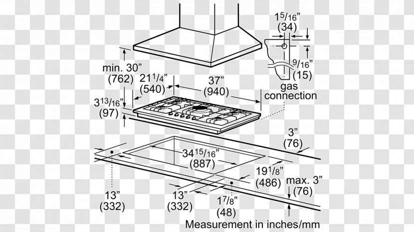 Home Appliance Gas Burner Cooking Ranges Bosch 36