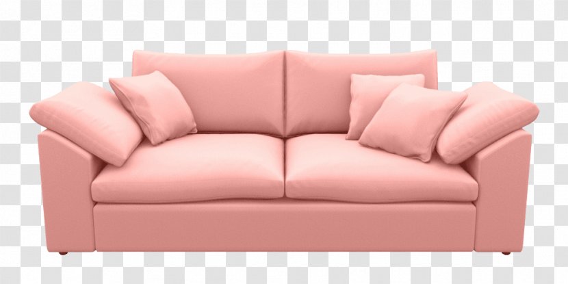 Sofa Bed Couch Arm Backcomfort - Feather - Pink Transparent PNG