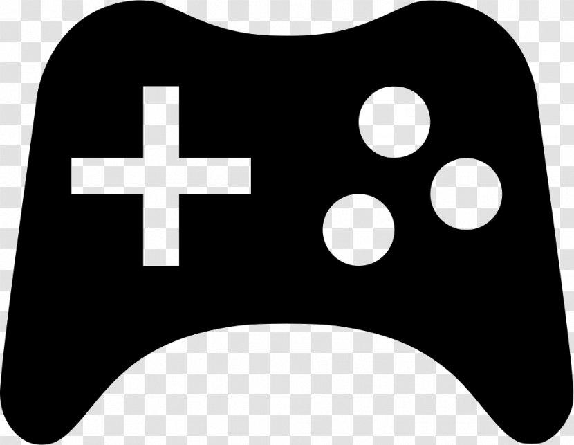 Clip Art Game Controllers Logo Black & White - Controller - M ProductArrow Keys Gamepad Transparent PNG