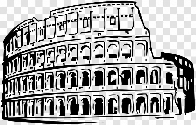 Colosseum Roman Forum Historic Centre Of Rome Clip Art - Ancient Architecture Transparent PNG