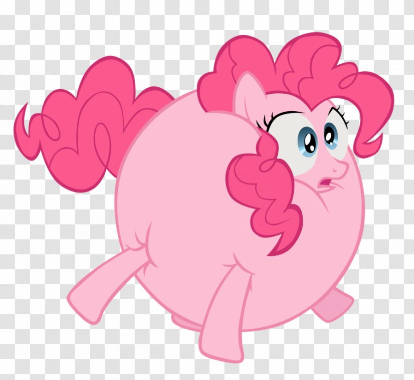 Pinkie Pie Fluttershy Pony Cartoon - Heart - Bloat Transparent PNG