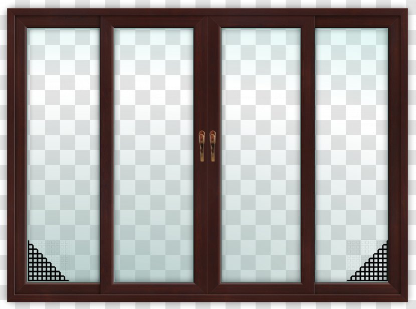 Window Blinds & Shades Sliding Glass Door Stained Transparent PNG