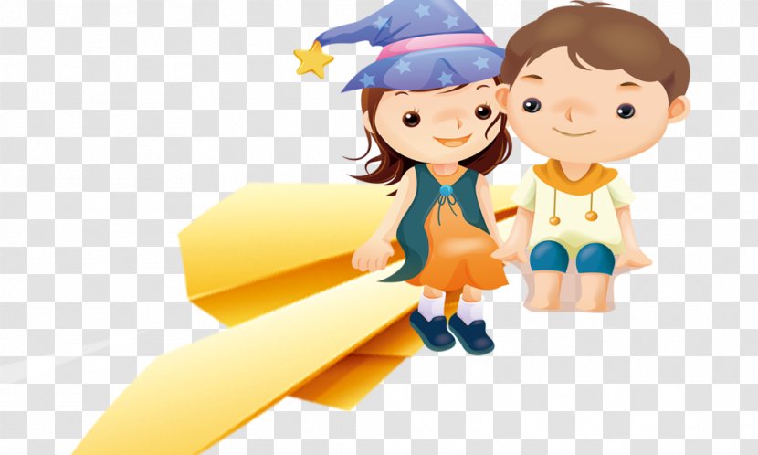 Airplane Child - Human Behavior - Children And Paper Airplanes Transparent PNG