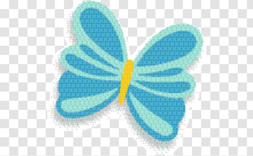 Butterfly Logo - Turquoise - Moths And Butterflies Transparent PNG