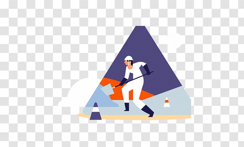 Architectural Engineering Illustration - Soil - Construction Workers Are Shoveling Transparent PNG