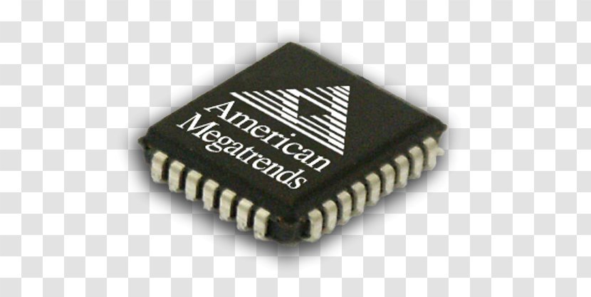 Microcontroller BIOS Integrated Circuits & Chips Embedded Controller American Megatrends - Electronic Component - Bios Chip Transparent PNG