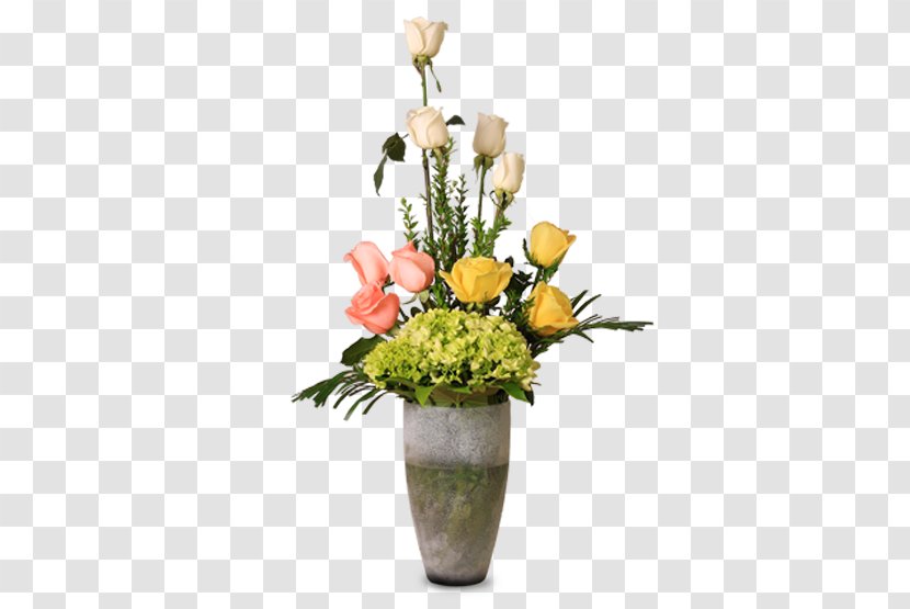 Rose Flower Bouquet Cut Flowers Floral Design Vase - Family - Arreglo Transparent PNG