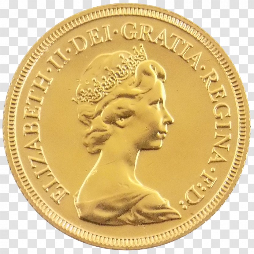 Gold Coin Krugerrand Sovereign - Proof Coinage - A Transparent PNG