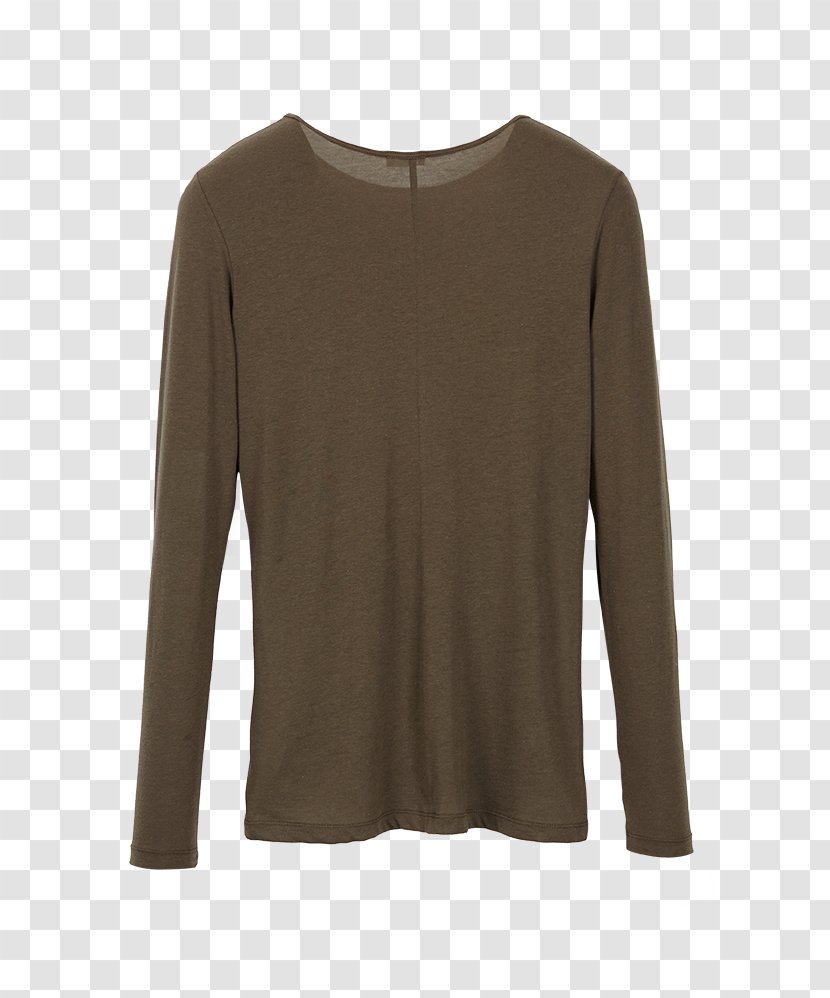 T-shirt Sleeve Sweater Neckline Fashion - Long Sleeved T Shirt Transparent PNG