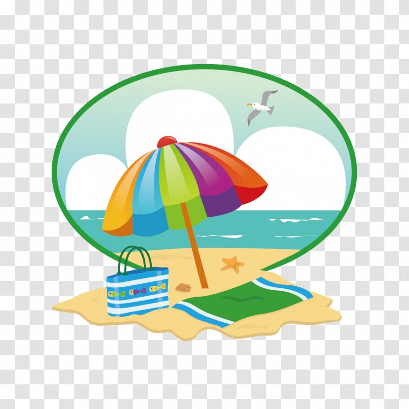 Beach - Text - Creative Summer Elements Transparent PNG