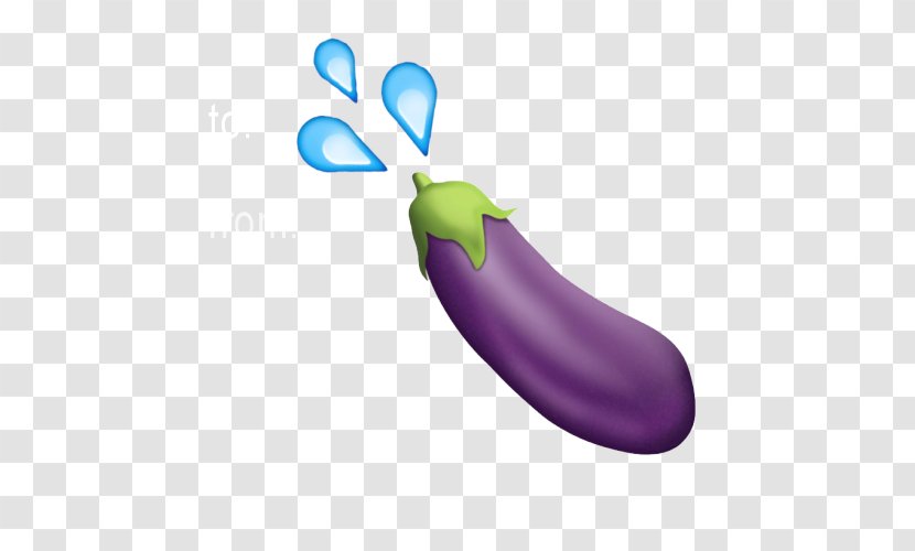 Emoji Tumblr Blog Violet - Eggplant Transparent PNG