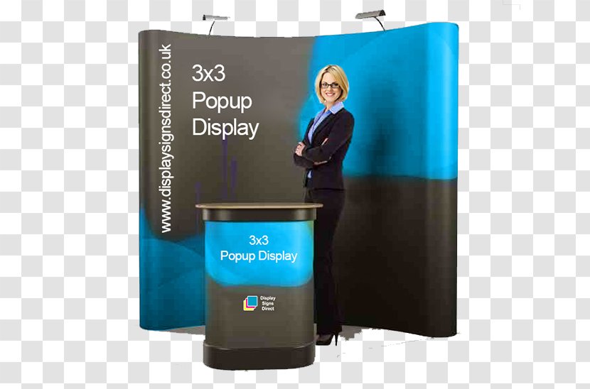 Pop-up Ad Web Banner Exhibition Display Stand - Manufacturing Transparent PNG