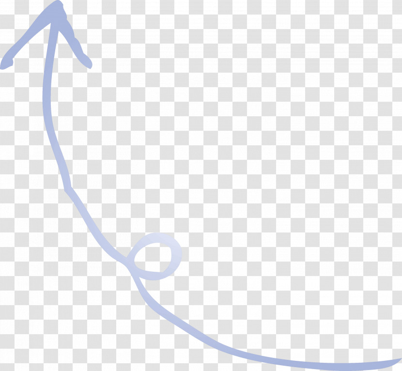 Curved Arrow Transparent PNG