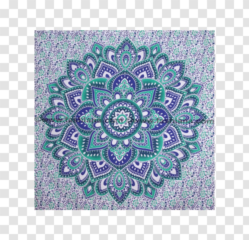 Tapestry Hippie Jaipur Handloom Mandala Textile - Motif Transparent PNG