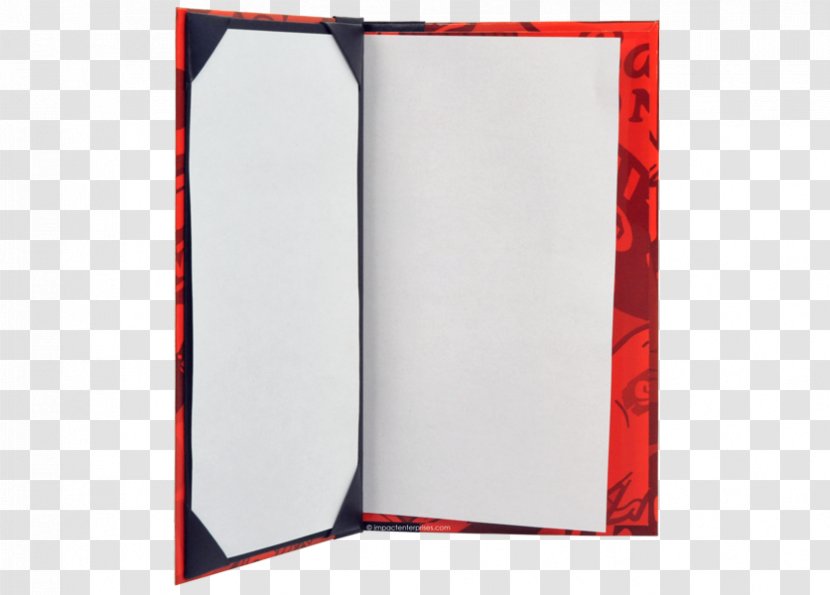 Paper Printing Artificial Leather Bookbinding Bacon Social House - Impact Menus Transparent PNG