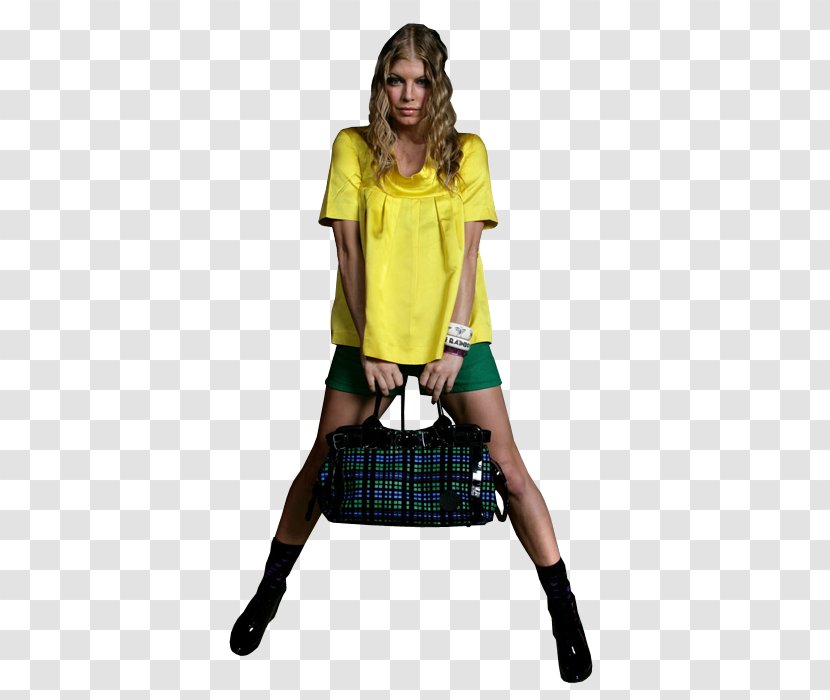 Tartan Costume Fashion Sleeve Top Transparent PNG