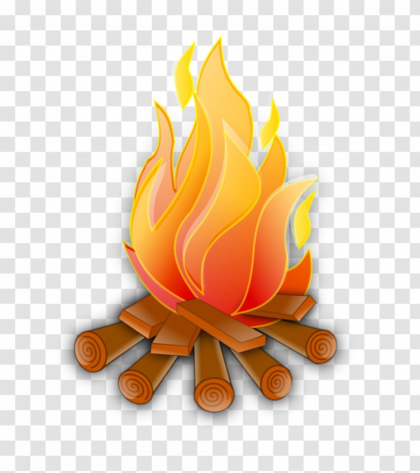 Fire Flame Clip Art - Bonfire Transparent PNG