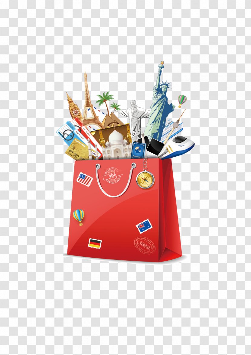 Travel Royalty-free Download Clip Art - Drawing - Shopping Bag Transparent PNG