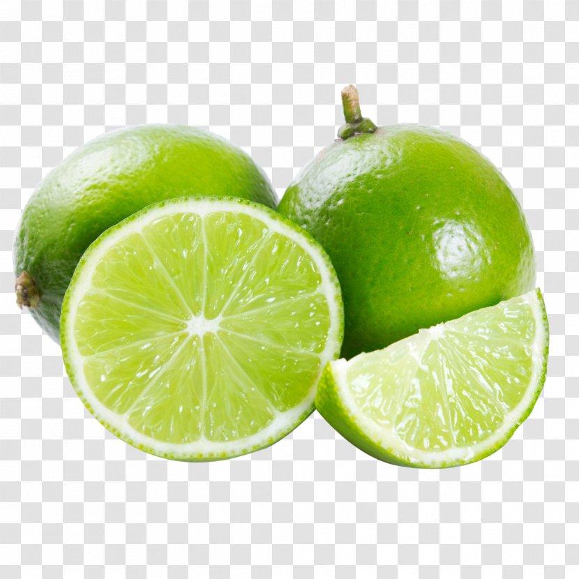 Lime Iced Tea Lemon Flavor Fruit - Taste - Cut Half Of Transparent PNG