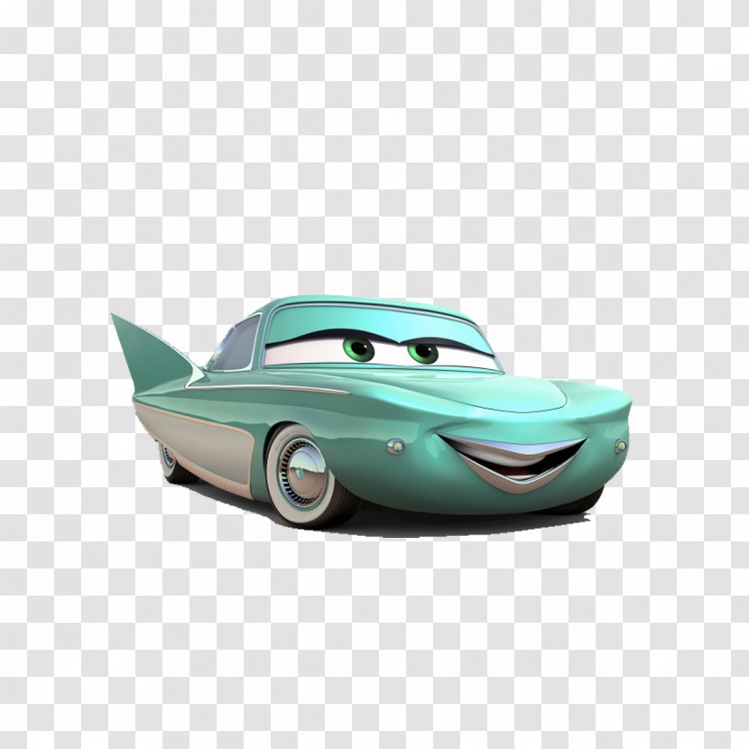 Cars Mater-National Championship Flo Lightning McQueen Sally Carrera - Cartoon Car Transparent PNG