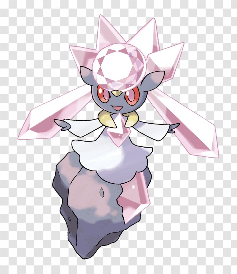 Pokémon X And Y Omega Ruby Alpha Sapphire HeartGold SoulSilver Diancie - Cartoon - Poketmon Transparent PNG