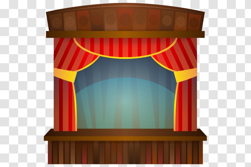 Theater Drapes And Stage Curtains Clip Art - Free Content - Theatre School Cliparts Transparent PNG