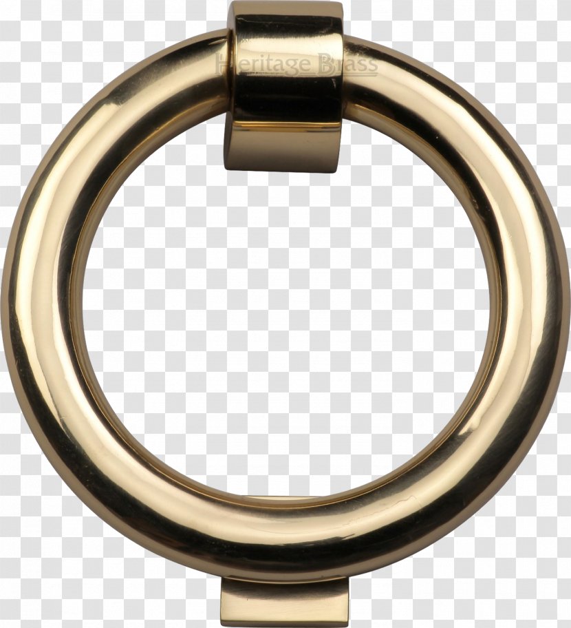 Brass Door Knockers Ring Furniture - Jewellery Transparent PNG