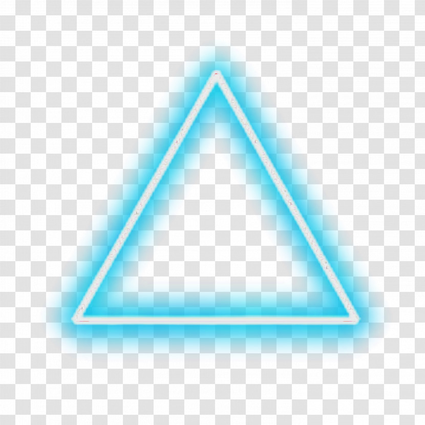 Triangle Triangle Line Aqua Font Transparent PNG